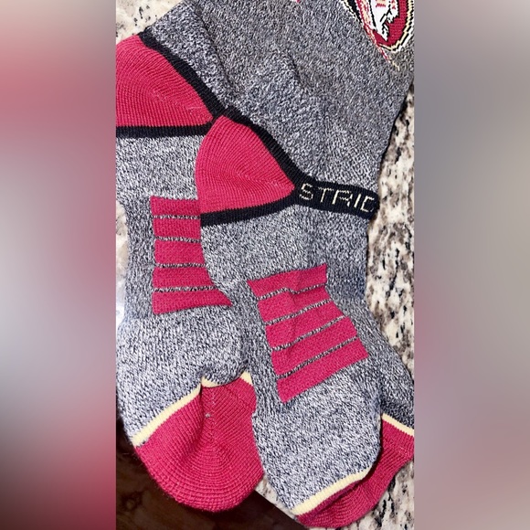 black and red FSU socks - Picture 2 of 3